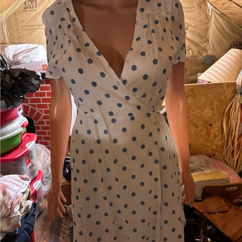 Women’s Gilli Polka Dot Wrap Dress Size M